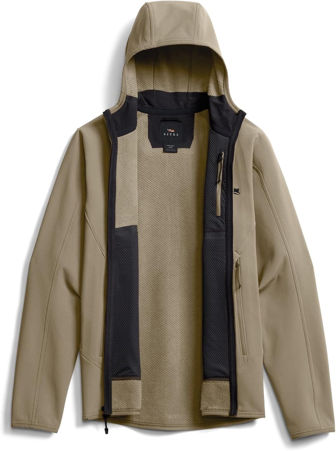 image:imageSITKA Alpha Fleece Hooded Jacket Mens Waterproof Jacket for Fishing Hunting HikingBuckskin