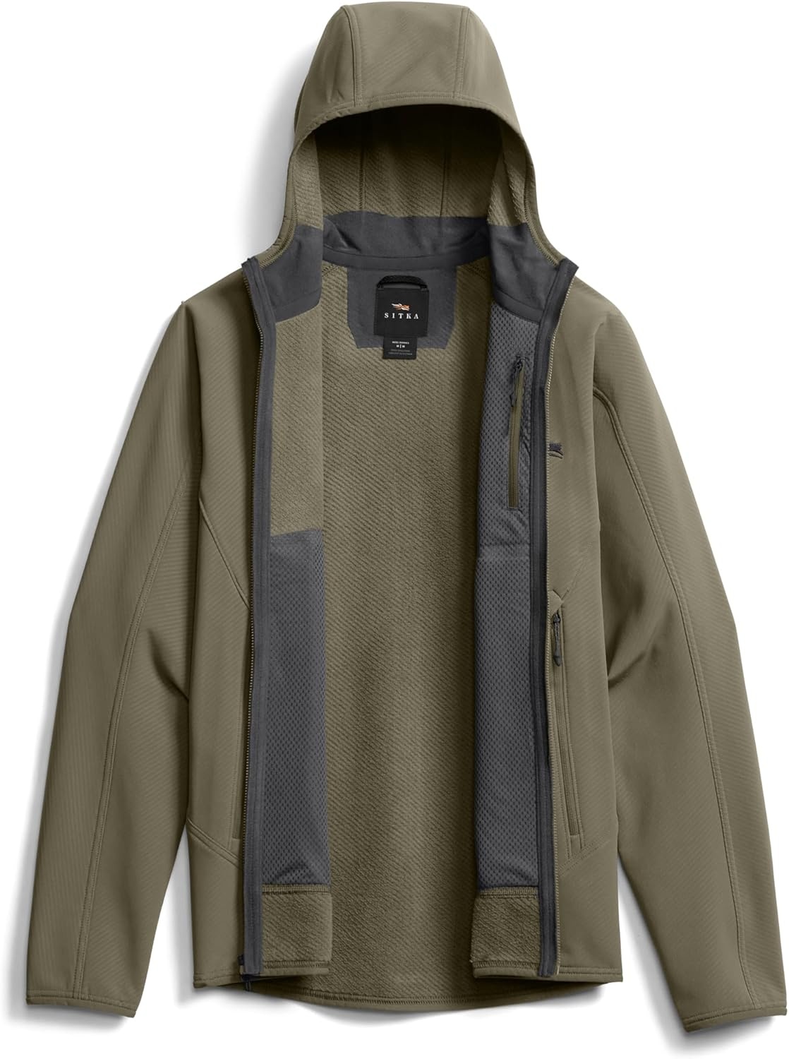 image:imageSITKA Alpha Fleece Hooded Jacket Mens Waterproof Jacket for Fishing Hunting HikingDark Green Sage