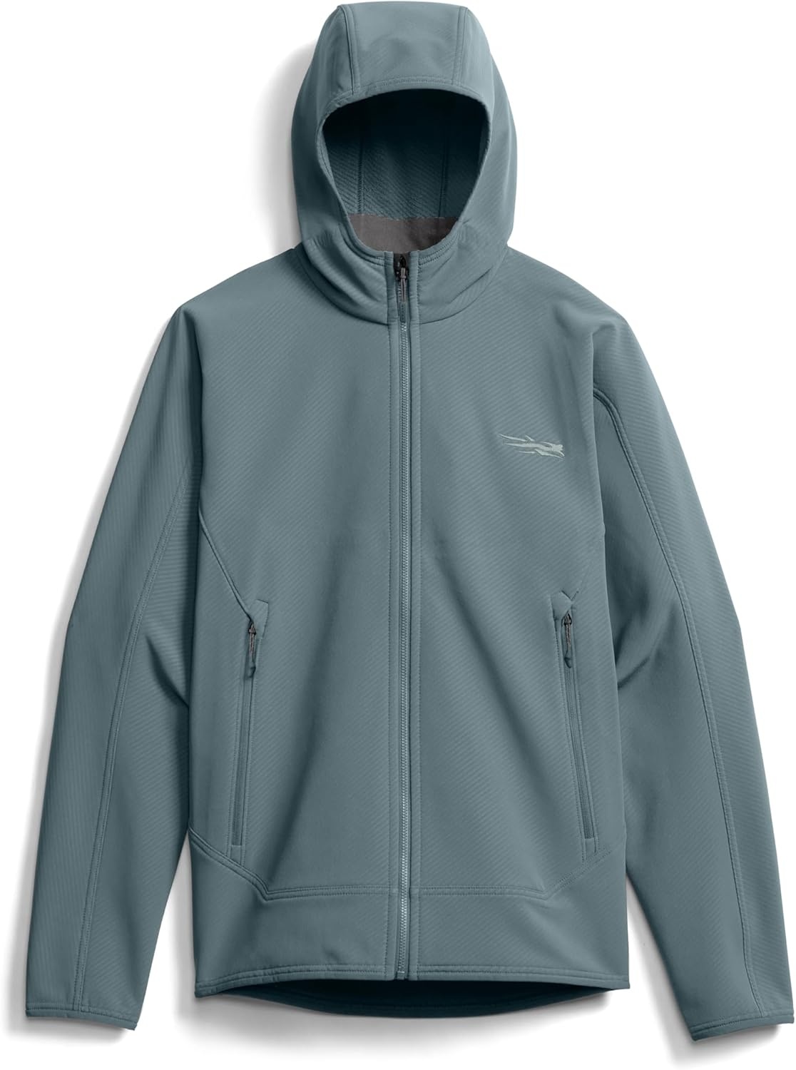image:imageSITKA Alpha Fleece Hooded Jacket Mens Waterproof Jacket for Fishing Hunting HikingGravel Blue