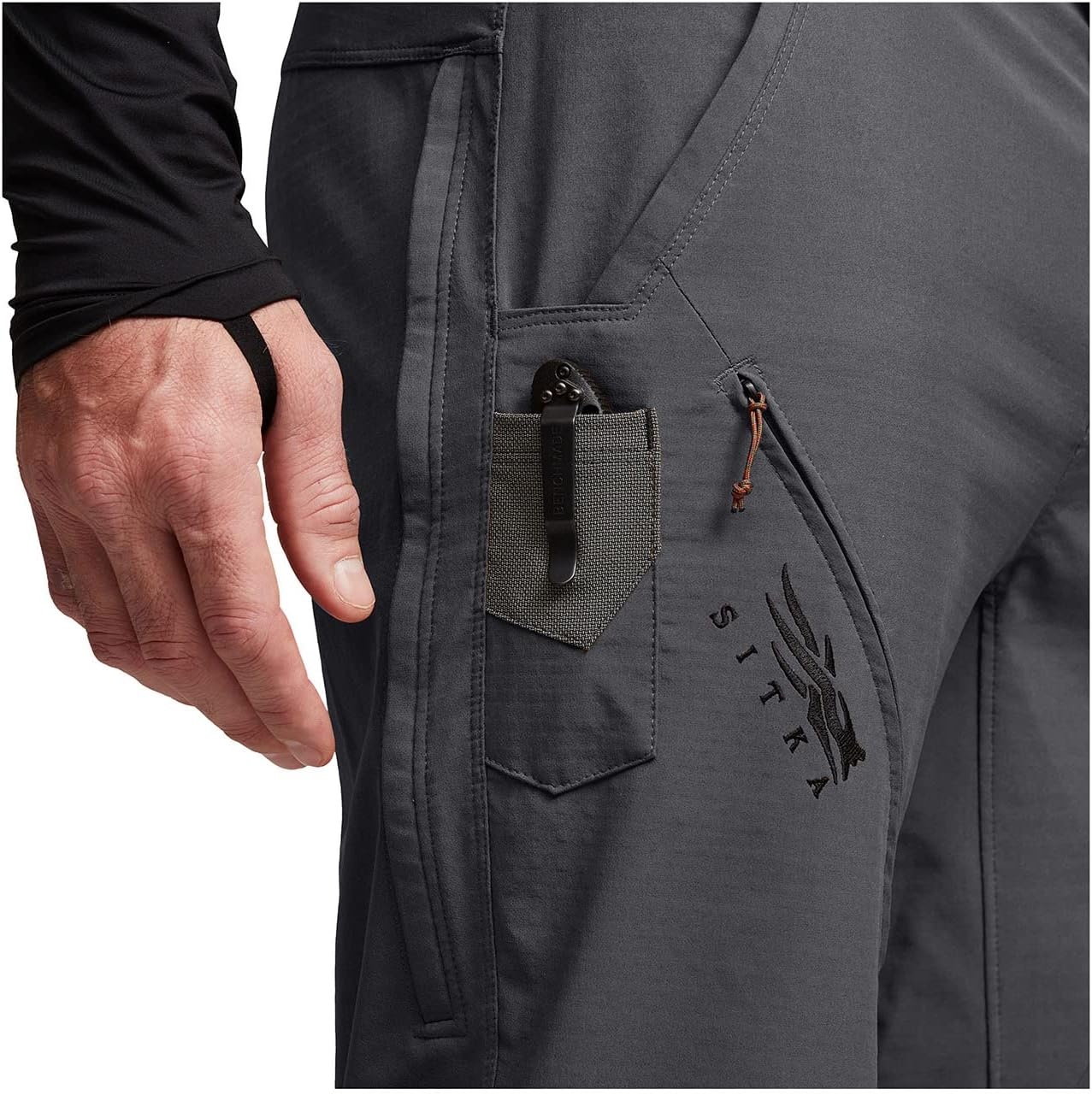 image:imageSitka Mens Equinox Guard Lightweight MoistureWicking Hunting PantsLead