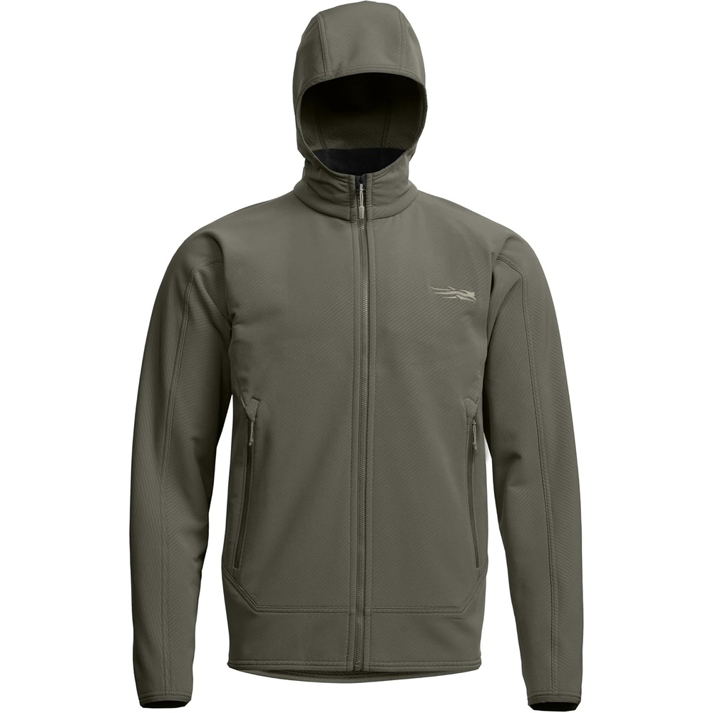 image:imageSITKA Alpha Fleece Hooded Jacket Mens Waterproof Jacket for Fishing Hunting HikingBark Brown